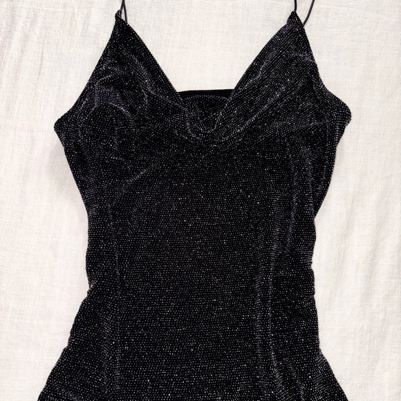 H&M Divided Black Glitter Sparkle Dress - Picture 3 of 6